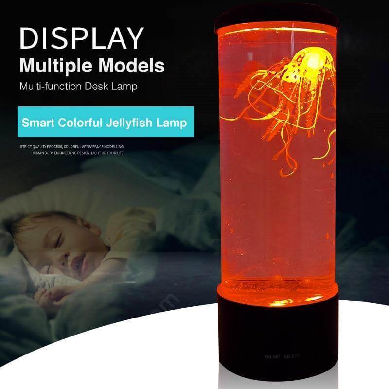 LED Remote Control Fantasy Jellyfish Tank Mood Lamp | Kalsten