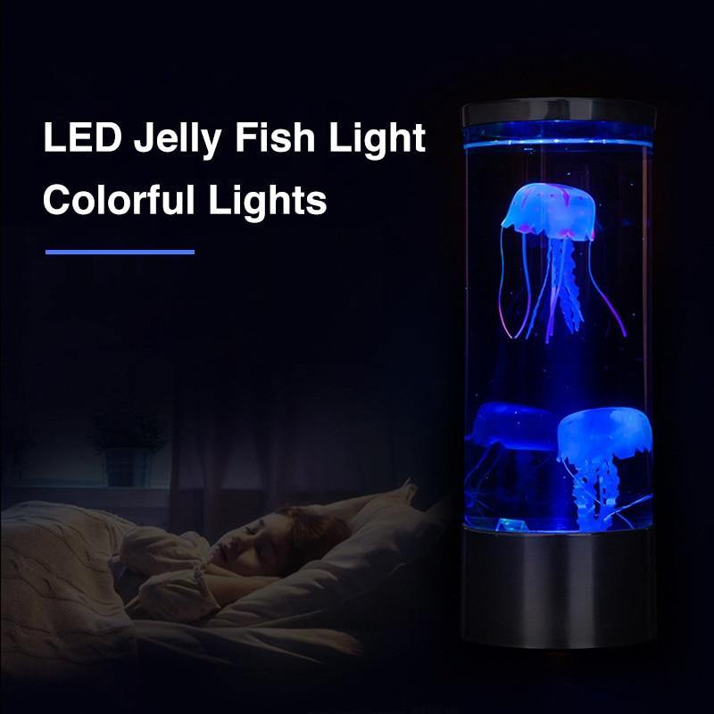 LED Remote Control Fantasy Jellyfish Tank Mood Lamp | Kalsten