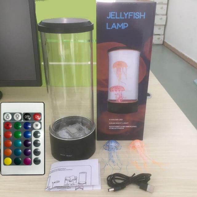 LED Remote Control Fantasy Jellyfish Tank Mood Lamp | Kalsten