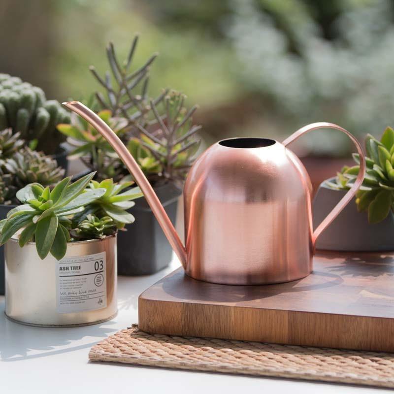 Kalsten | Stainless Steel Watering Can with Flexible Neck | Modern Design | Perfect Watering | Rustproof