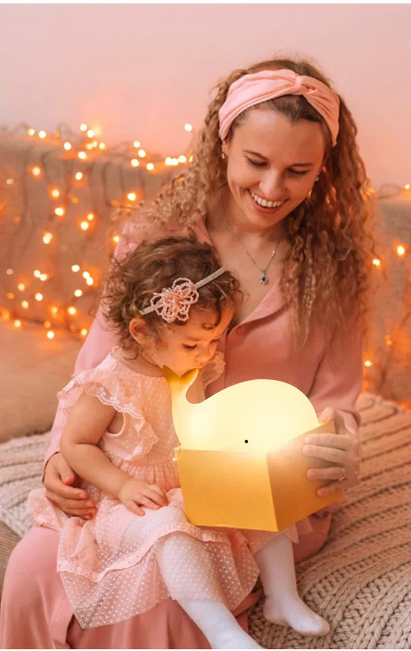 GlowWhale Night Lamp - Magical Color Party for Children Kalsten