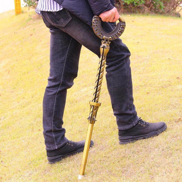 Outdoor Folding Two-in-one Walking Stick Stool | Kalsten