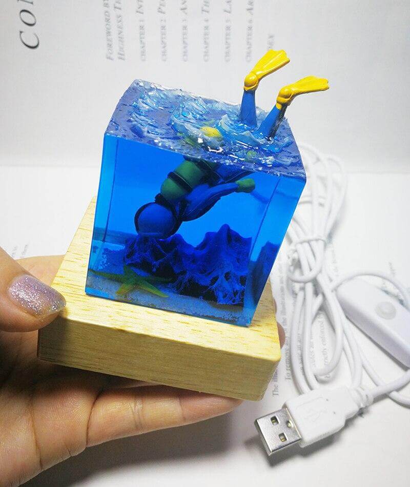 Ocean Scuba Diver Lamp | Kalsten