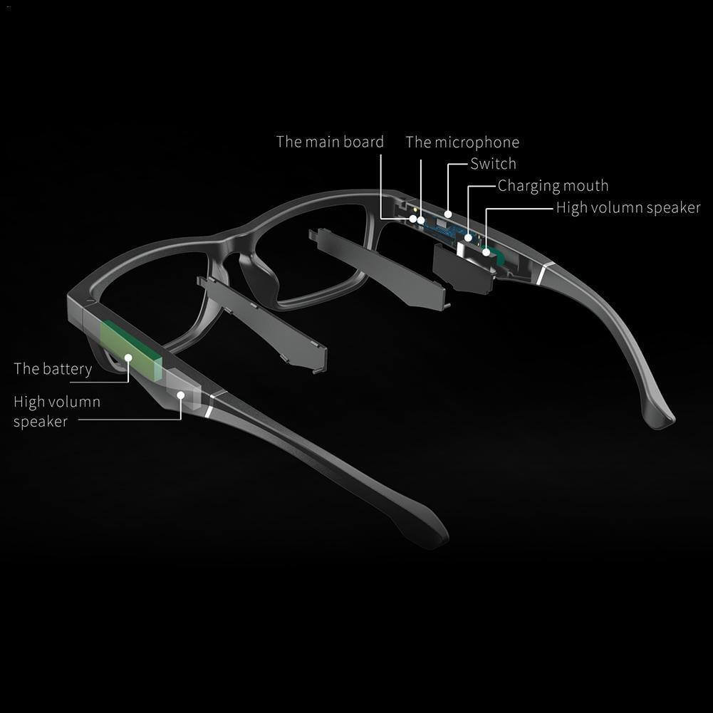 Smart Bluetooth Built-in Speaker Headset Glasses | Kalsten