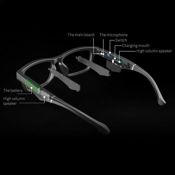 Smart Bluetooth Built-in Speaker Headset Glasses | Kalsten