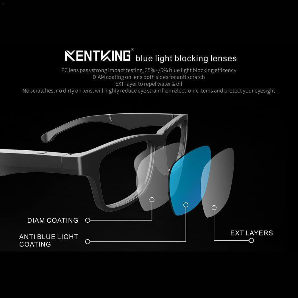 Smart Bluetooth Built-in Speaker Headset Glasses | Kalsten
