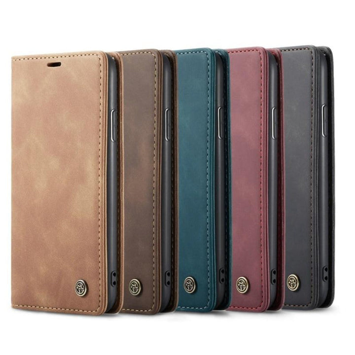 Kalsten | Magnetic Flip Wallet Case for iPhone