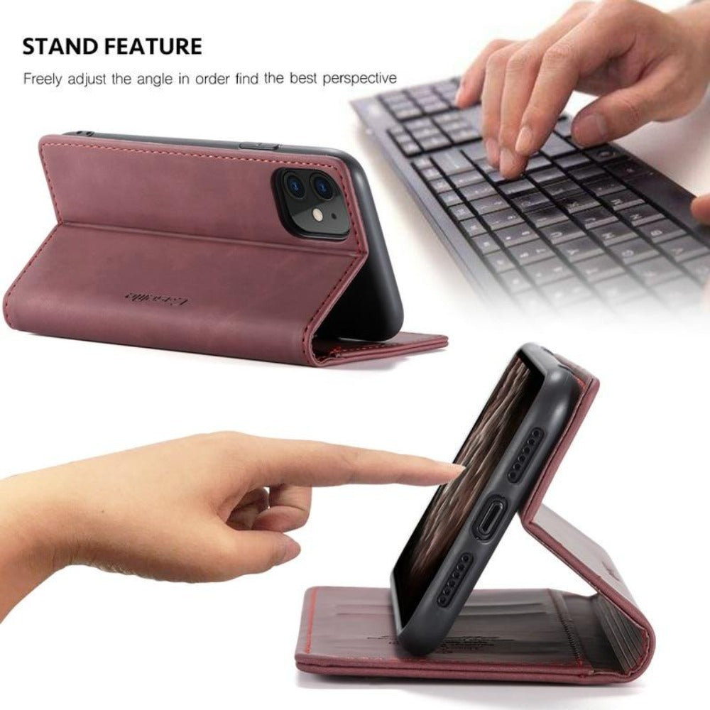 Kalsten | Magnetic Flip Wallet Case for iPhone