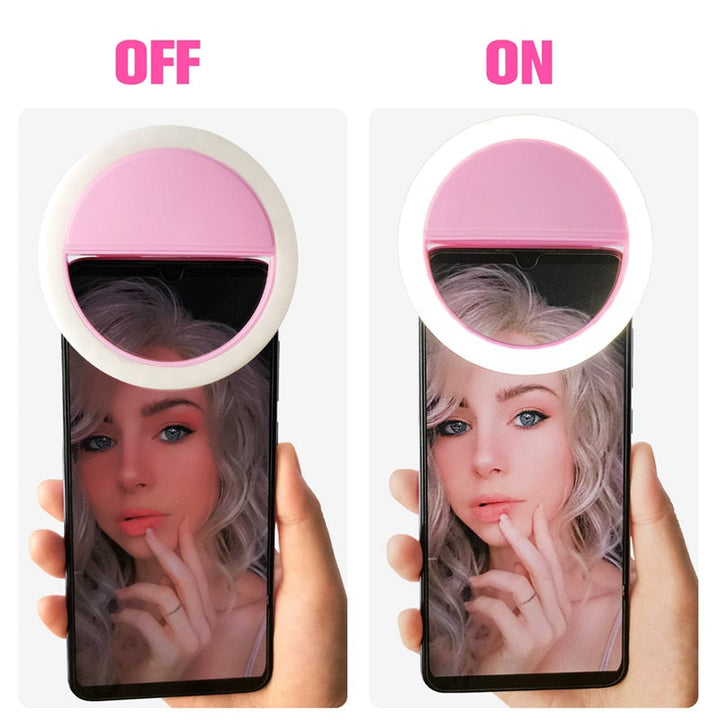 Portable Selfie Ring Light - GlowSnap | Kalsten