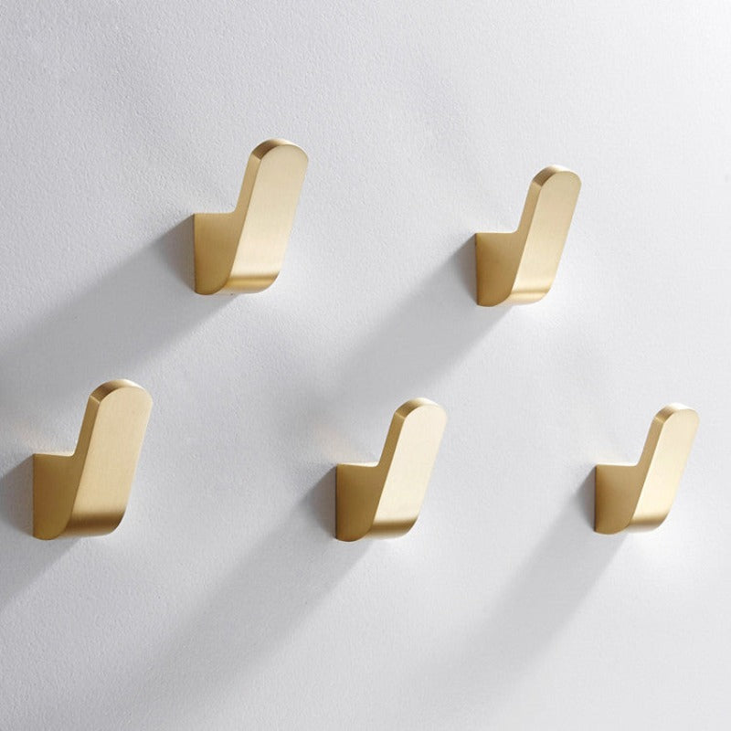 Lauren Golden Brass Robe Hooks