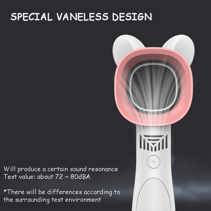Modern Rechargeable Mini Cat Bladeless Fan | Kalsten