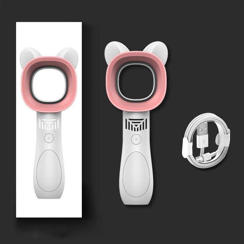 Modern Rechargeable Mini Cat Bladeless Fan | Kalsten