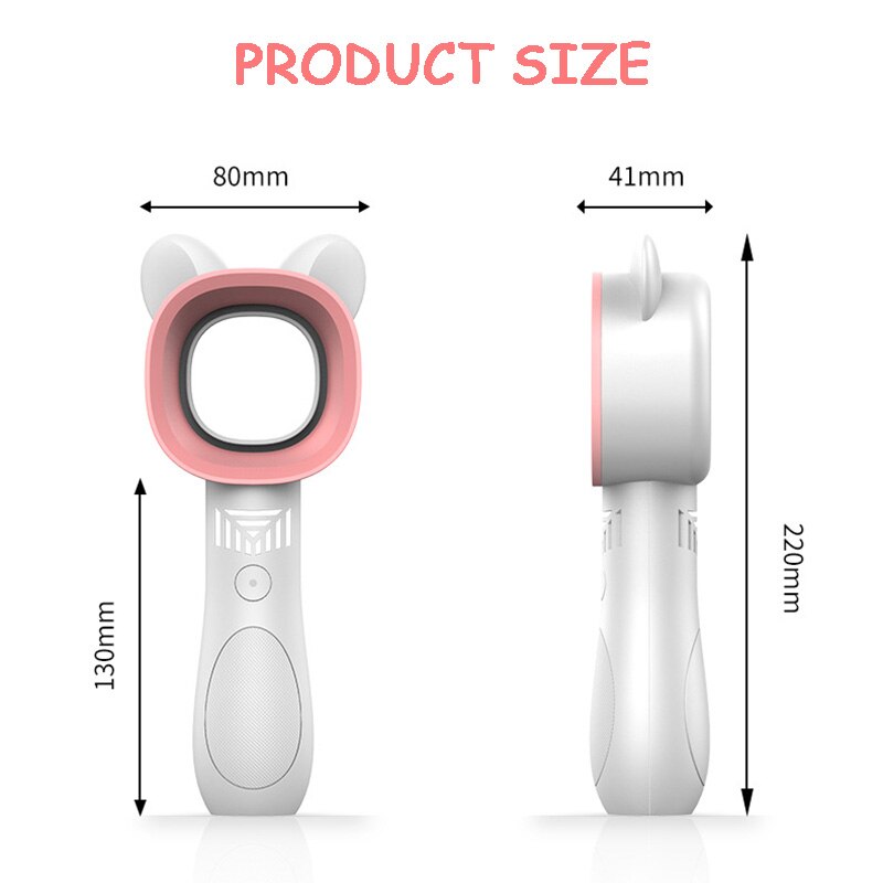 Modern Rechargeable Mini Cat Bladeless Fan | Kalsten