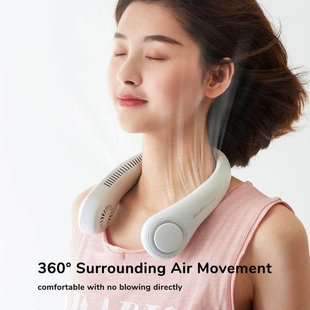 Stylish Mini Bladeless Travel Neck Fan | Kalsten