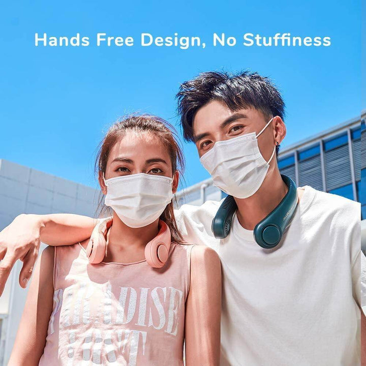 Stylish Mini Bladeless Travel Neck Fan | Kalsten
