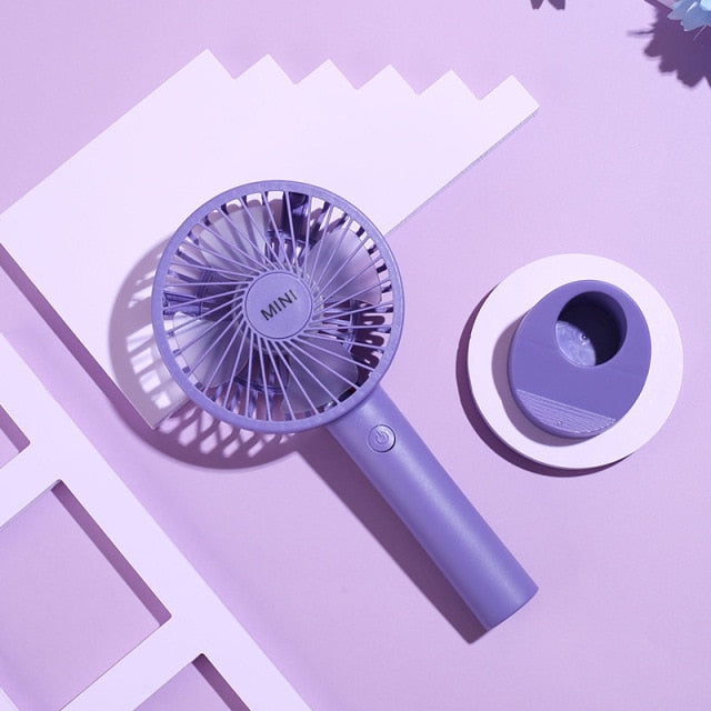 Phone Holder Mini Handheld Fan - Image 4