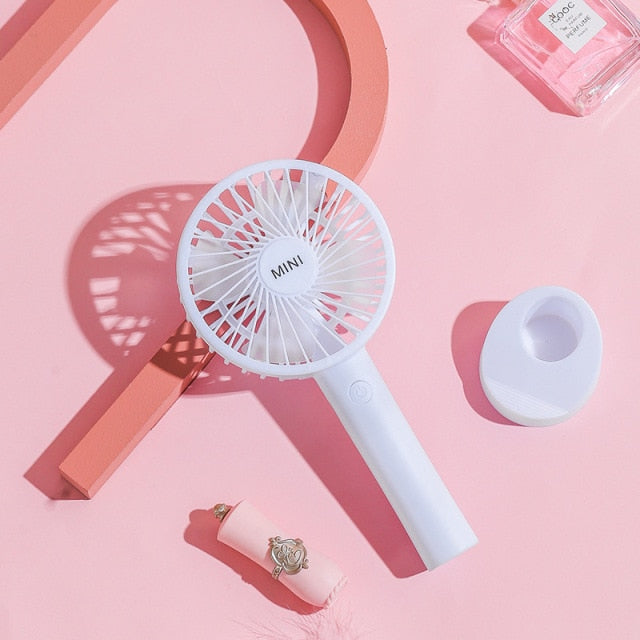 Phone Holder Mini Handheld Fan | Kalsten