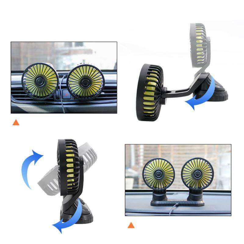 Universal Adjustable USB Dual Fan | Kalsten