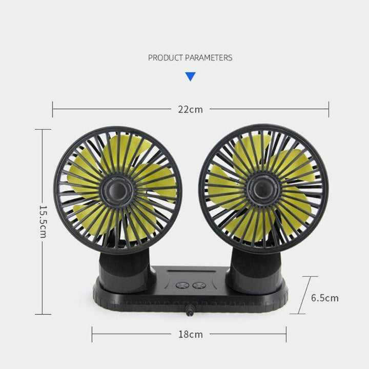 Universal Adjustable USB Dual Fan | Kalsten