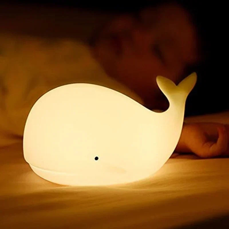 Cute Whale Night Light with Color Change - GlowWhale | Kalsten