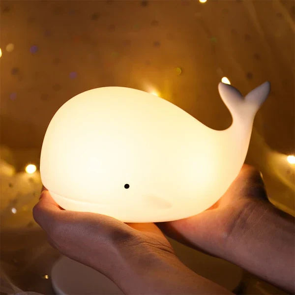 Cute Whale Night Light with Color Change - GlowWhale | Kalsten