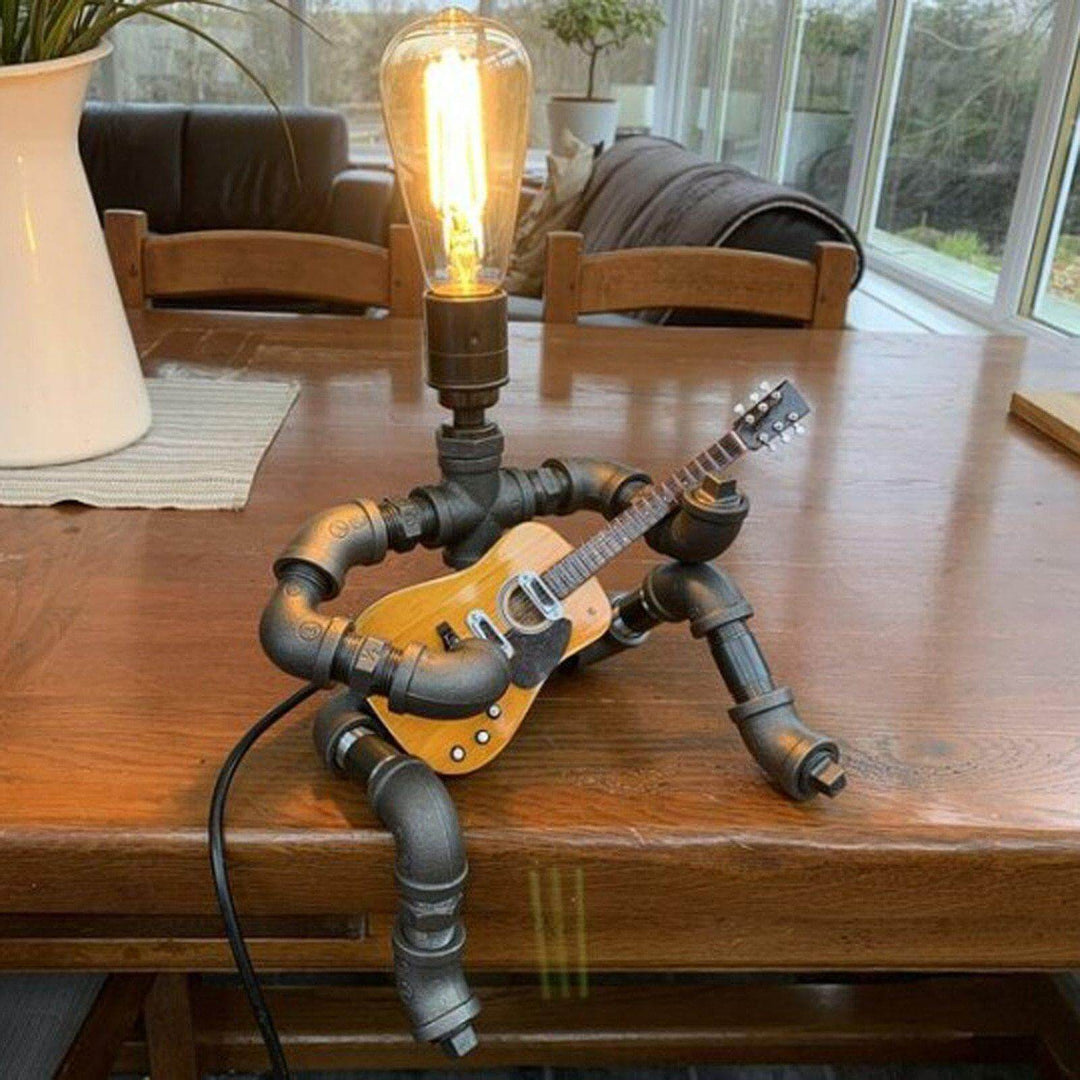 Chill Guitar Player Retro Table Lamp | Kalsten