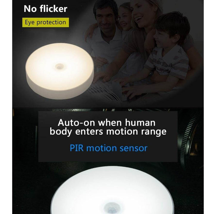 Rechargeable Motion Sensor LED USB Night Light | Kalsten
