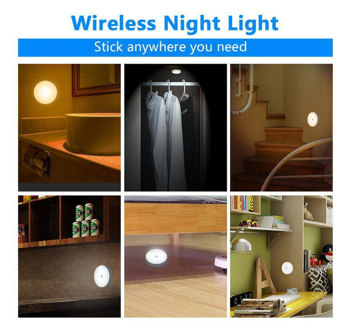 Rechargeable Motion Sensor LED USB Night Light | Kalsten