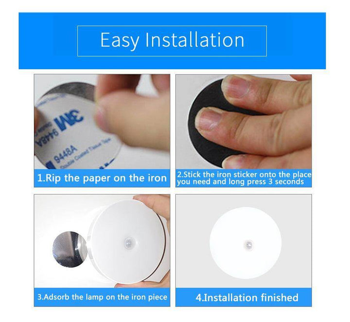 Rechargeable Motion Sensor LED USB Night Light | Kalsten