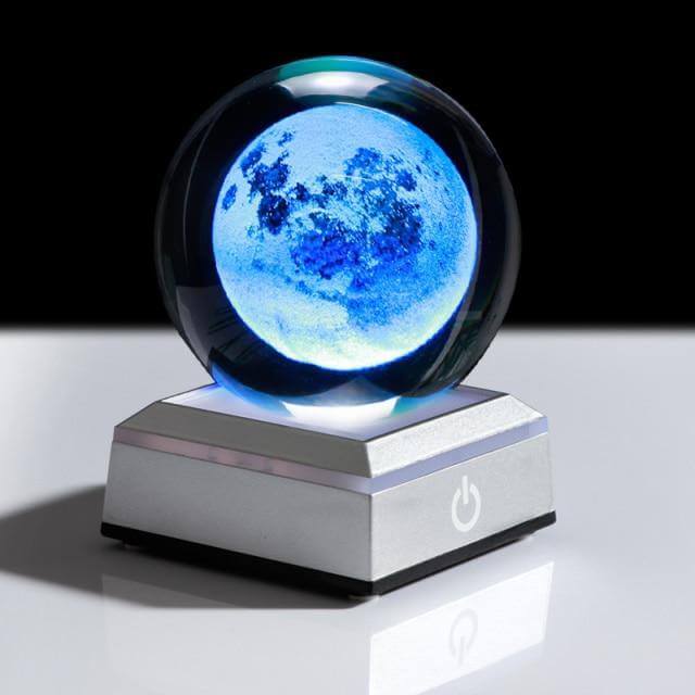Crystal Globe Solar System Planet Lamp | Kalsten