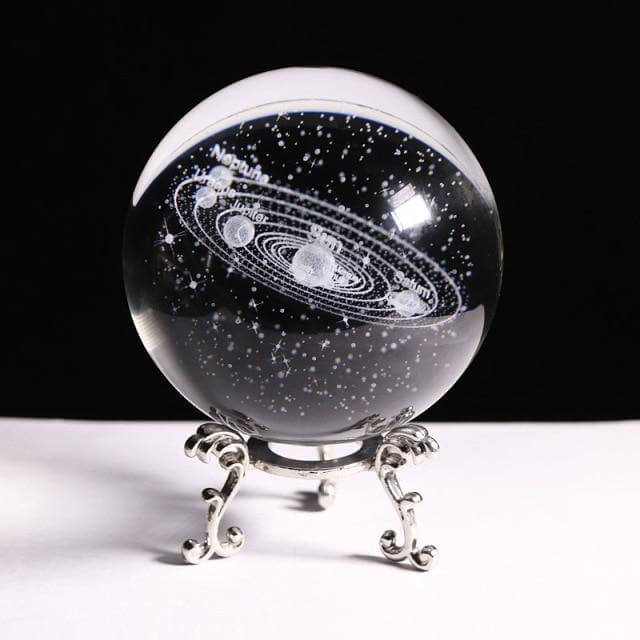 Crystal Globe Solar System Planet Lamp | Kalsten
