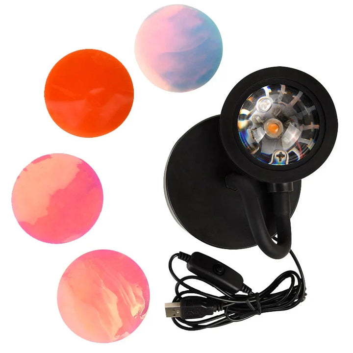 Sunset Lamp with 4 Colors - GlowSphere | Kalsten