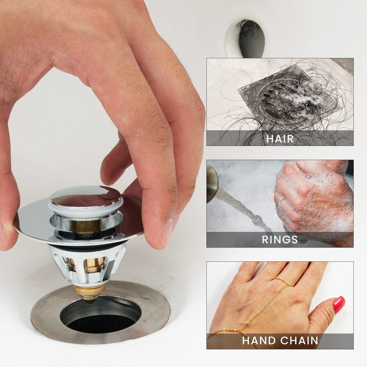 Universal Basin Pop-Up Drain Filter | Kalsten