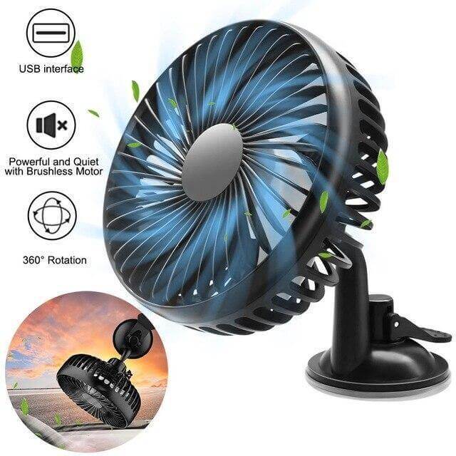 Adjustable Wind Cooling Car Fan | Kalsten