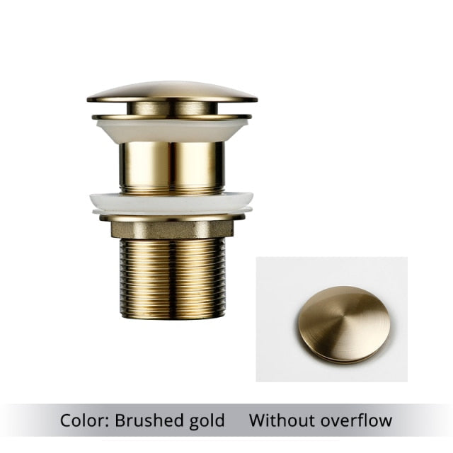 Kalsten | Polished Brass Bathroom Sink Drains
