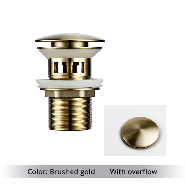 Kalsten | Polished Brass Bathroom Sink Drains