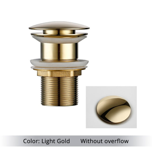 Kalsten | Polished Brass Bathroom Sink Drains
