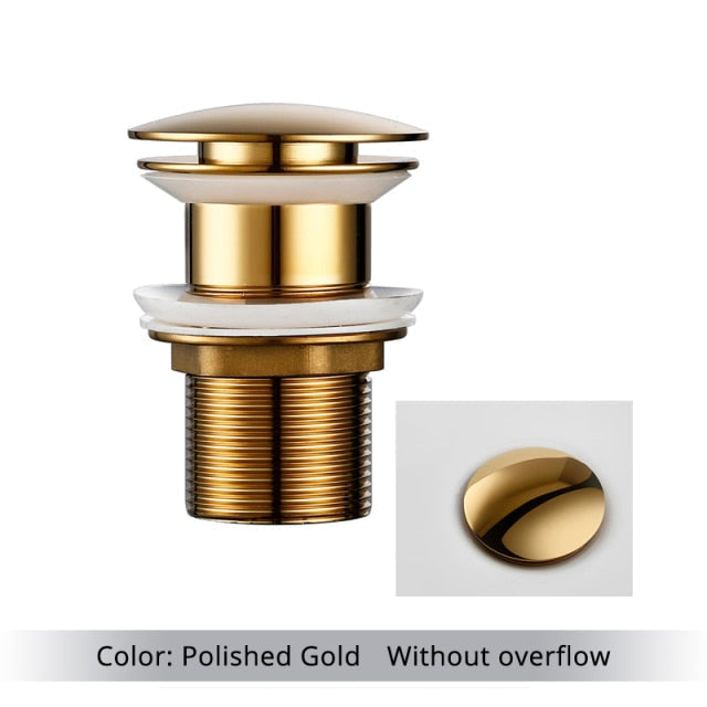 Kalsten | Polished Brass Bathroom Sink Drains