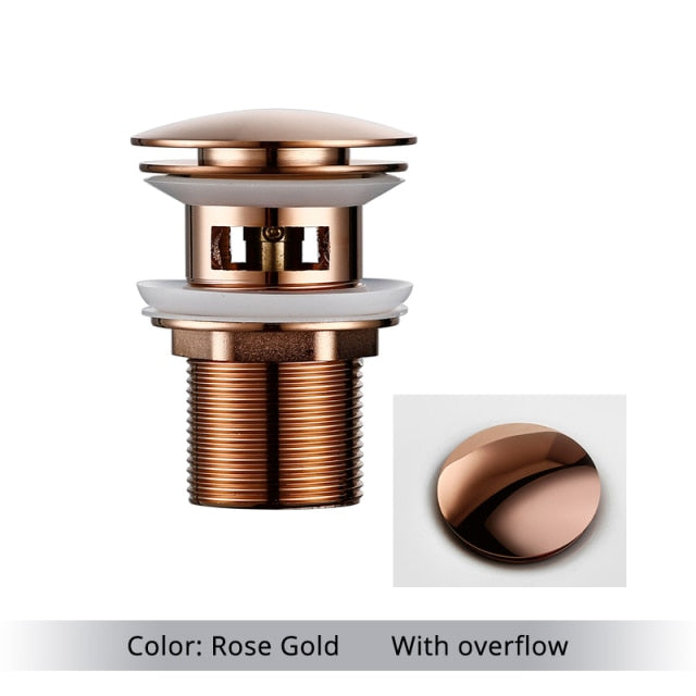 Kalsten | Polished Brass Bathroom Sink Drains