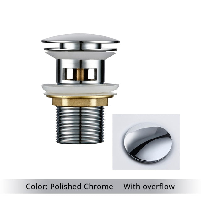 Kalsten | Polished Brass Bathroom Sink Drains
