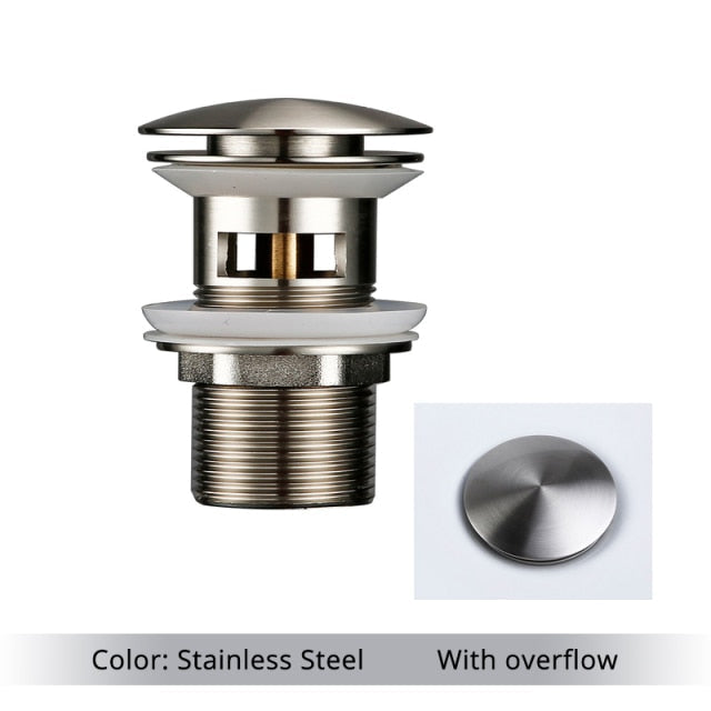 Kalsten | Polished Brass Bathroom Sink Drains