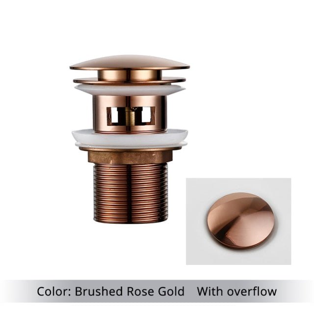 Kalsten | Polished Brass Bathroom Sink Drains