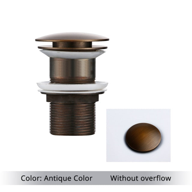 Kalsten | Polished Brass Bathroom Sink Drains