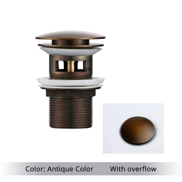 Kalsten | Polished Brass Bathroom Sink Drains