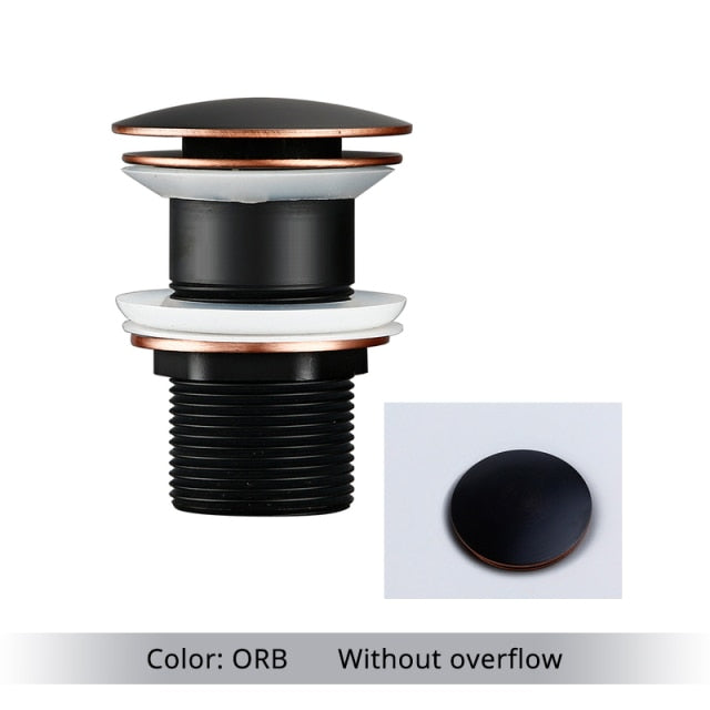 Kalsten | Polished Brass Bathroom Sink Drains