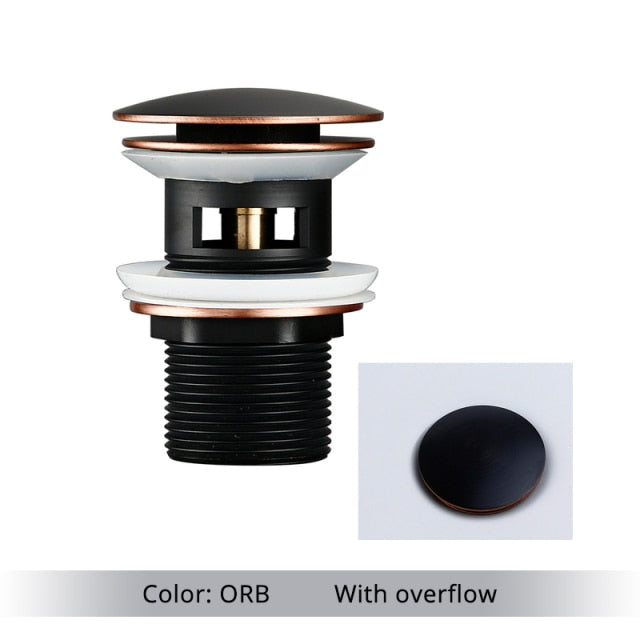 Kalsten | Polished Brass Bathroom Sink Drains