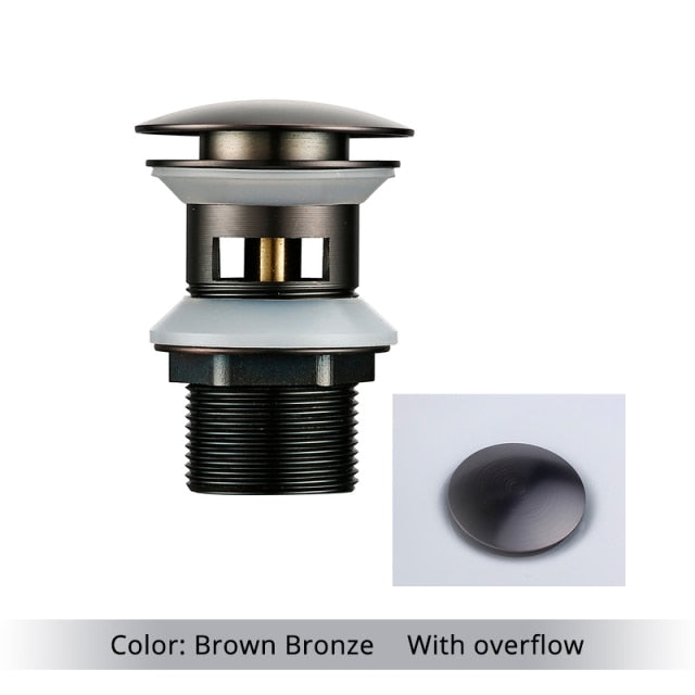 Kalsten | Polished Brass Bathroom Sink Drains