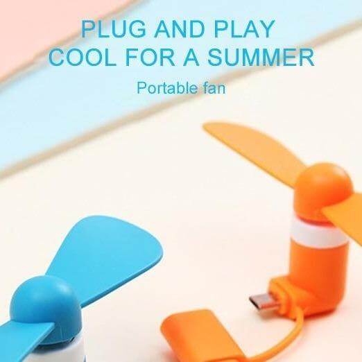 Flexible Phone Mini Fan | Kalsten