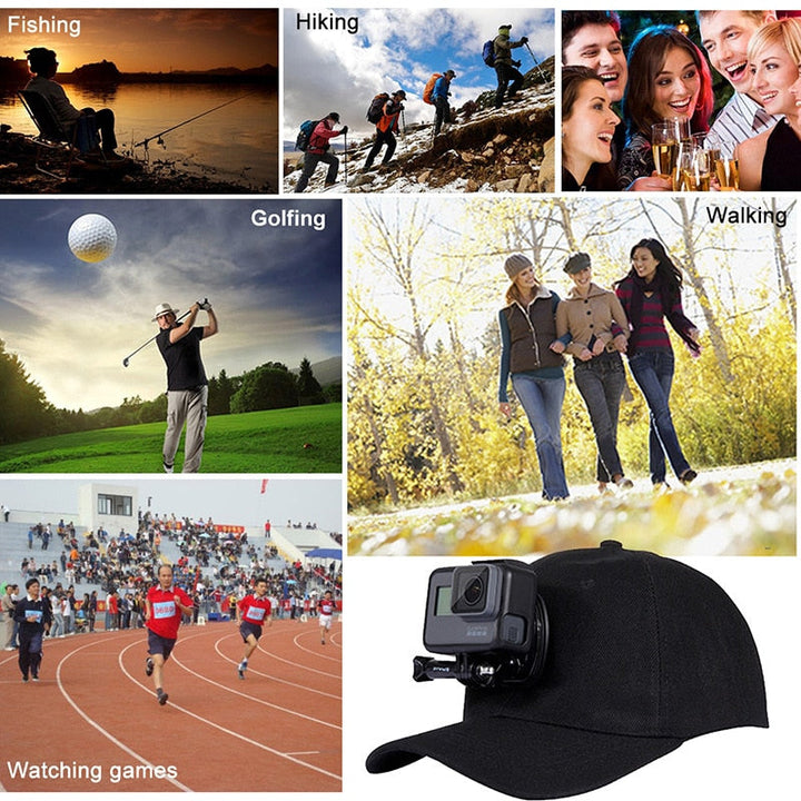 Adjustable Action Camera Hat | Kalsten