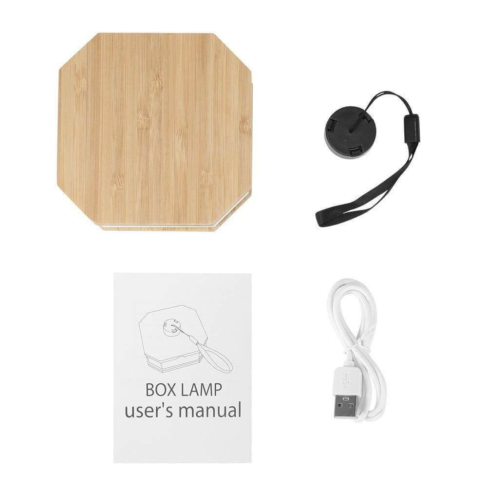 USB Rechargeable Retro Accordion Wooden LED Lamp | Kalsten